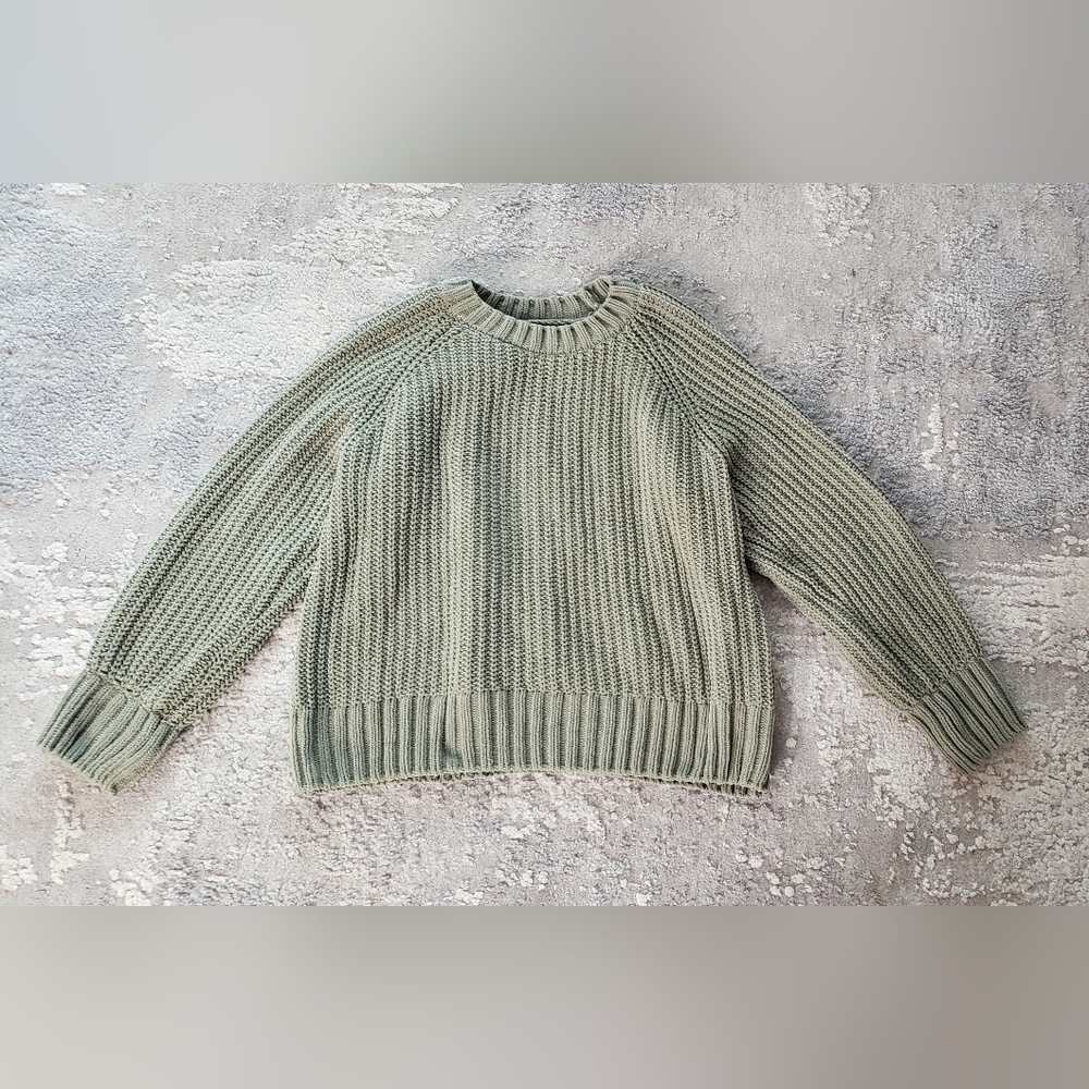 Green Knit Sweater